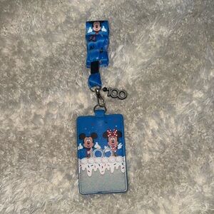 Lounglefly Disney 100th year anniversary Lanyard